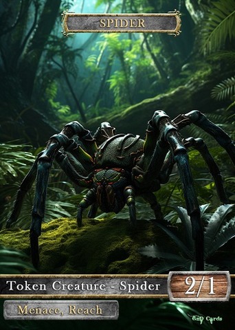 Spider #7 Black AI ART